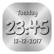 Carved Digital Clock Live Wallpaper 3D with photo APK icon