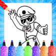 Coloring book little singham APK icon