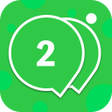 Multi Accounts for 2 whatsapp icon